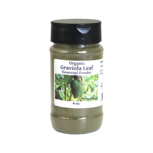 Organic Graviola Leaf (Soursop) Powder – 4 oz.