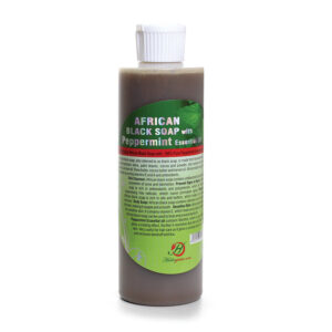 Peppermint Liquid Black Soap: 8 oz