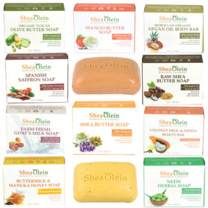 Set Of 10 Shea Olein Soaps