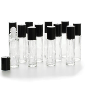 1/3 oz Glass Roll-On Bottles – Set Of 12