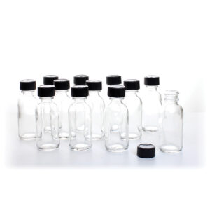 1 oz. Glass Bottles – Set Of 12