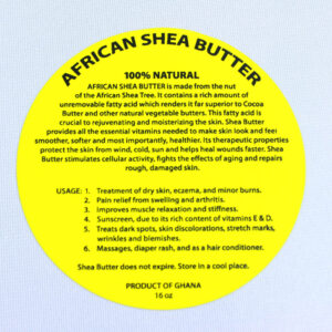 12 oz. Shea Butter Labels: Set Of 500