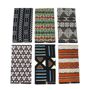 Set of 6 –  Assorted 6-yard African Print Fabrics