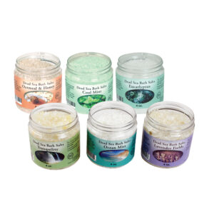 Set Of 6 Scented Dead Sea Salts – 4 oz.